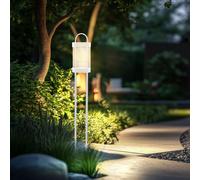 Außenstehlampe Éclairage Allée Chemin Jardin Lanterne Blanc LED Terrassenleuchte [EEK: Nicht bewertet]
