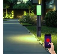 Außenstehlampe Jardin Smart Ampoule à Culot Détecteur de Mouvement Prise RGB LED