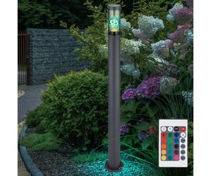 Außenstehlampe Jardin Terrassenleuchte Variateur Télécommande Anthracite LED