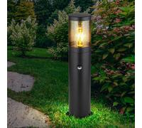 Außenstehlampe LED Lampe à Pied Itinéraires Détecteur de Mouvement Terrasses H