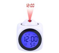 AUSSI DE PROVITION - Montres numériques à miroir LED | Montre électronique avec affichage à température | Montres De Projecteur Parlant | Alarme De Projection Multifonctionnelle Pour Salon Chambre