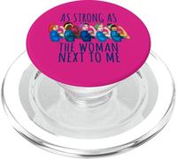 Aussi Forte Que la Femme à côté de Moi, Rosie The Riveter PopSockets PopGrip pour MagSafe