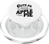 Aussi Mignon Que Les Amateurs de Desserts sucrés à la Tarte aux Pommes PopSockets PopGrip pour MagSafe