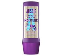 Aussie 3 Minute Miracle Moisture Soin Intensif Végan Pour Cheveux Secs Et Abîmés À l’Huile De Noix De Macadamia Australienne, 225 ml