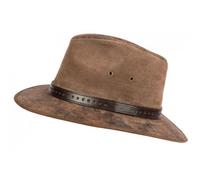 -Aussie Apparel-Chapeau Cuir Marron Traveller Classe Kodiak Aussie Apparel - XL - Marron S