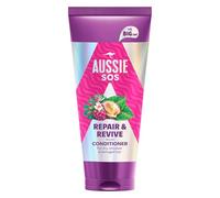 Aussie Après-shampoing SOS Repair & Revive - 350 ml - Pour cheveux doux, lisses et hydratés - Aide à prévenir les dommages futurs - Végétalien - Enrichi en superaliments australiens