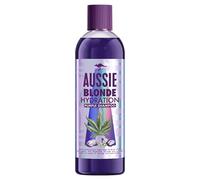 Aussie, Blonde Hydration Shampoing Violet Vegan Aux Extraits De Graines De Chanvre et De Prune Sauvage, Pour Cheveux Ternes et Secs, Tonifie et Hydrate vos Cheveux, 290ml, Non Testé sur les Animaux