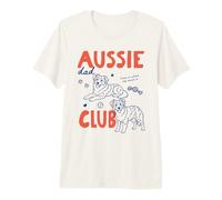 Aussie Dad Club Australian Shepherd Dog Owner Fathers Day T-Shirt Haut de Gamme