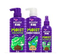 Aussie Ensemble shampooing, après-shampoing et démêlant pour enfants, sans sulfate et sans paraben, shampooing et après-shampoing de 473,2 ml chacun, spray de 236,6 ml
