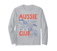Aussie Mom Club Australian Shepherd Dog Owner Mothers Day Manche Longue