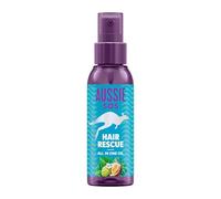 Aussie SOS Hair Rescue All In One Huile capillaire 100 ml pour démêler et lisser les cheveux, aide à lutter contre les pointes fourchues et hydrate les cheveux pendant 100 heures, formule végétalienne