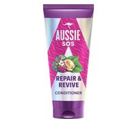Aussie SOS Réparation & Revitalisation Après-Shampooing 350ml Pour Cheveux Secs, Stressés et Abîmés, Doux et Hydratés Protège des Dommages de Coiffage