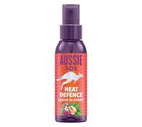 Aussie SOS Spray Protecteur de Chaleur Sans Rinçage 100ml, Démêle et Protège Contre la Chaleur Tout en Gardant les Cheveux Hydratés pendant 100H, Avec Superaliments Australiens, Formule végane