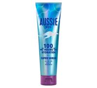 Aussie SOS Super Serum Soin sans rinçage tout-en-un 160 ml 100 heures d'humidité pour cheveux secs et stressés, hydrate et démêle instantanément, prévient les pointes fourchues et augmente