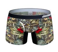 aussieBum Boxer pour homme confortable en bambou | panneaux anti-chocs | poche anti-vol accessible, Rio., L