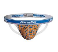 aussieBum WonderJock WJ Pro Jockstrap Sous-vêtement pour homme, Impression orange, M
