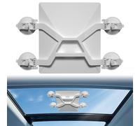 AUSSIFUR Starlink Mini support de toit à ventouse, Starlink Mini support de voiture avec adaptateur pour toit ouvrant/avant/arrière/toit (blanc)