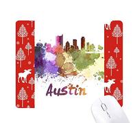 austin america ville aquarelle la souris noël woods - forêt