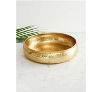 Austin Bol décoratif rond martelé traditionnel pour pot-pourri urli Doré 30,5 cm