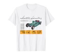 Austin-Healey Sprite MKII Dessins Techniques rétro T-Shirt