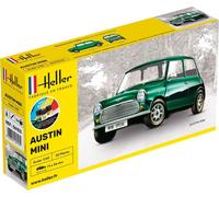 Austin Mini 1/43 Heller + colle et peintures