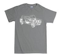 Austin Mini Classic 1275 Car T-shirt Gris anthracite Taille M