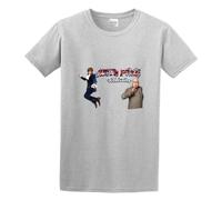 Austin Powers Collection Logo T-Shirt Mens Gray Tees Unisex Shirt M