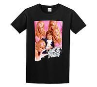 Austin Powers International Man of Mystery 1997 MovieCasual Round Neck T Shirt Black S