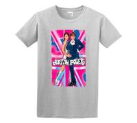 Austin Powers Movie Poster T-Shirt Mens Gray Tees Unisex Shirt M