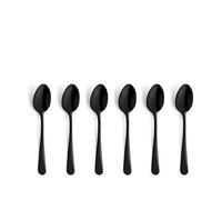 Amefa AUSTIN Lot de 6 cuillères à moka Noir Taille S