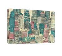 Austin Texas - Décoration murale vintage en métal pour salle de bain, chambre à coucher, cuisine, bar, bureau - 30,5 x 20,3 cm