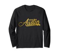 Austin Texas Guitare Country Music Vintage Pride Manche Longue