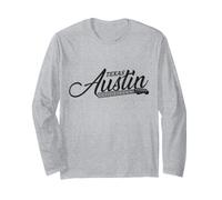 Austin Texas Guitare Country Music Vintage Pride Manche Longue