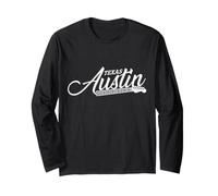 Austin Texas Guitare Country Music Vintage Pride Manche Longue
