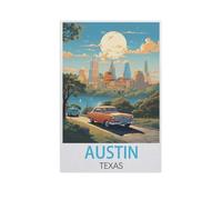 Austin Texas，Puzzle en Bois 1000 Pièce Classique Adultes Puzzles Enfants Apprentissage Assembler des Jouets（75x50cm）-FP9