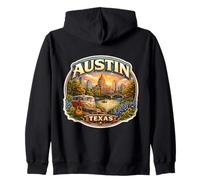 Austin Texas Souvenir City State Capital Souvenir Vintage Sweat à Capuche