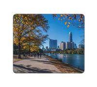 Austin Texas Tapis de souris rectangulaire pour ordinateur de jeu, pour ordinateur portable, 25,4 x 30,5 cm