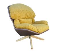 AUSTRAL - Fauteuil original jaune et marron Jaune