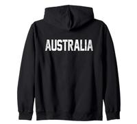 Australia Country Name Athletic Fan Sweat à Capuche
