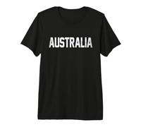 Australia Country Name Athletic Fan T-Shirt Haut de Gamme