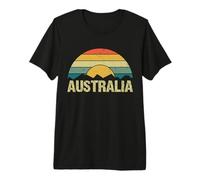 Australia Day Retro Australian Love Australia T-Shirt Haut de Gamme