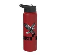 Australia Eagle Australian Bird Straya Funny Australia Stainless Steel Insulated Water Bottle