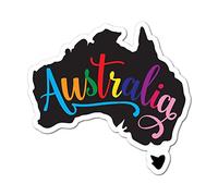 Australia Sticker Decal Vintage Waterproof Luggage World Travel