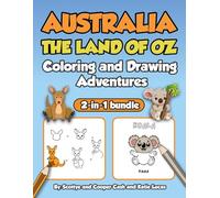 Australia The Land of Oz: Coloring and Drawing Adventures 2-in-1 bundle