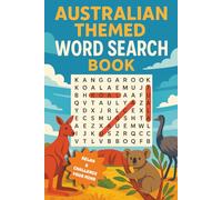 Australia Word Search Puzzle Book: Word Searches with Easy to Read Prints about Koalas, Kangaroos, The Outback, and More | 6x9 Inches, 110 Pages | ... Gifts for Vacations, Holidays, and Free Time