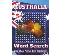 Australia Word Search Puzzles Book: Word Searches with Easy to Read Print about Bushlife, Didgeridoo, Sydney Opera and More | 6x9 inches, 110 pages | ... Gift for vacations, holidays and free times