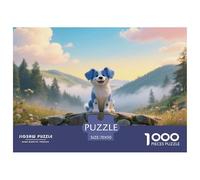 Australian Cattle Dog, Puzzle De 1000 Pièces, Détails Riches Et Couleurs Vives, Idéal pour Encadrement, pour 12 Ans Et Plus,Chien de Compagnie, 70x50cm/1000pcs