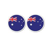 Australian Flag X2 Sticker Decal Aussie Straya Oz Country Love Proud