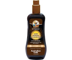 Australian Gold Dark Tanning Accelerator Lotion De Bronzage Spray Gel 237ml