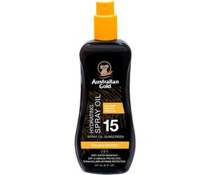 Australian Gold Écran Solaire Moyenne Protection IP15 Huile Spray Carotte 237ml